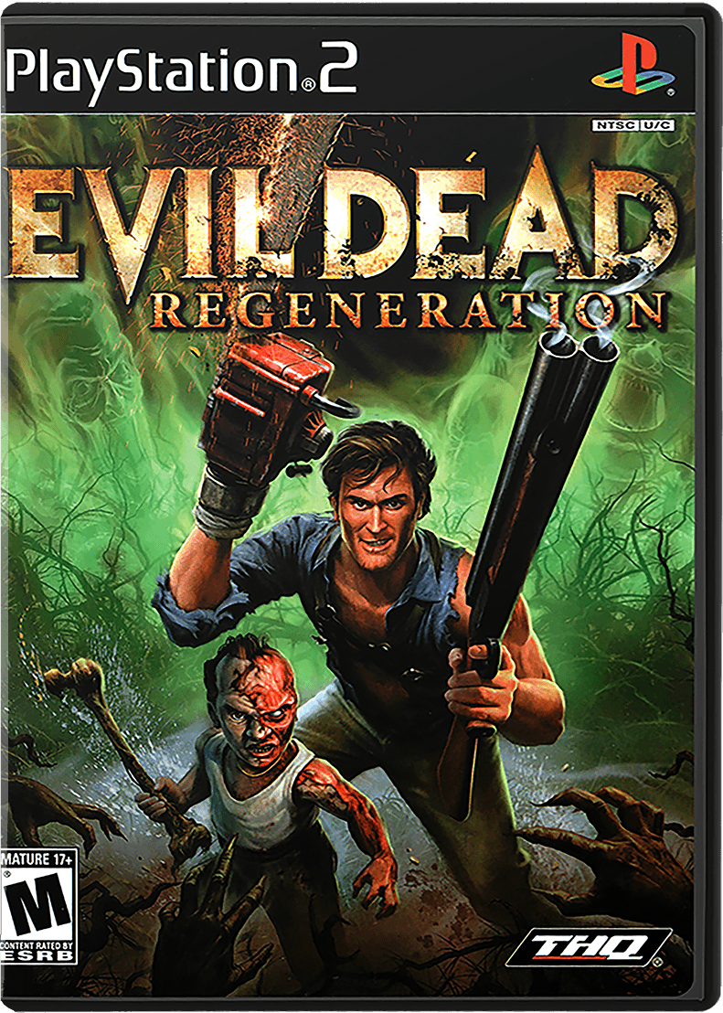 Evil Dead Regeneration box art for Playstation 2